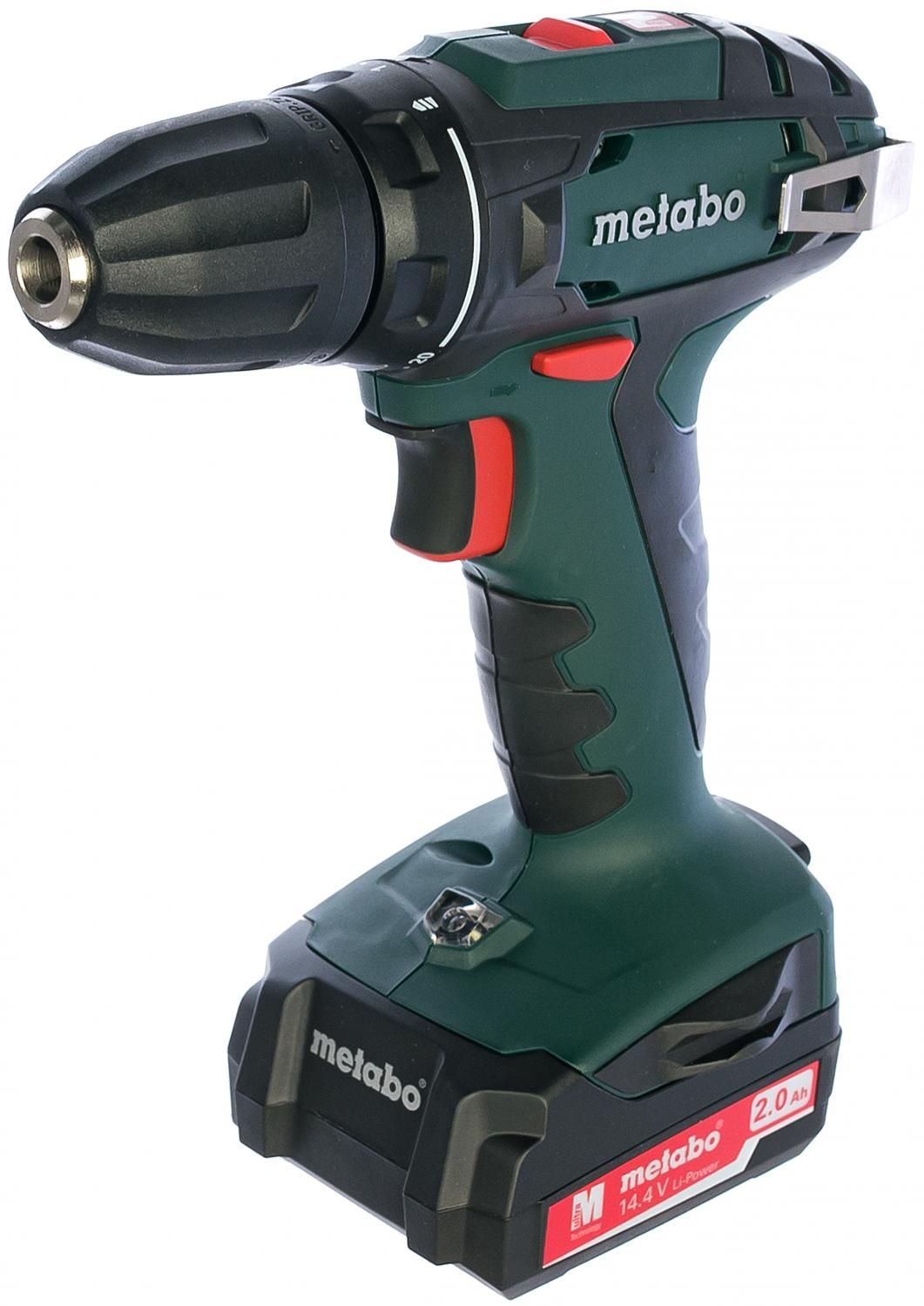 Безударная дрель-шуруповерт Metabo BS 14.4 2х2.0А/ч Li-ion с набором оснастки 74 предмета Безударная дрель-шуруповерт Metabo BS 14.4 2х2.0А/ч Li-ion с набором оснастки 74 предмета